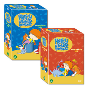 [DVD] 해리와 공룡친구들 Harry and His Bucket Full of Dinosaurs 1+2집 40종세트