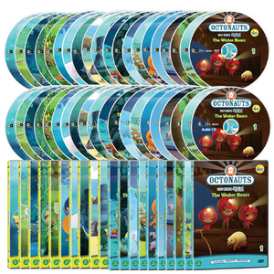 [선착순 증정 : 까이유 디스커버리 21종] [DVD] 옥토넛 OCTONAUTS 3+4집 40종세트 (생물 카드 59종 + 포스터 증정)